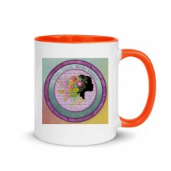 11oz Ceramic Mug with Color Inside