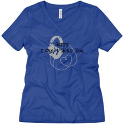 Ladies Relaxed Fit V-Neck Tee