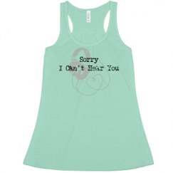 Ladies Flowy Racerback Tank