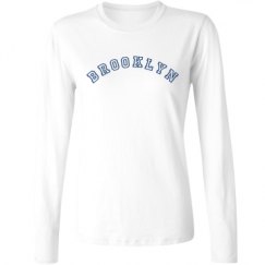 Ladies Relaxed Fit Basic Long Sleeve Tee