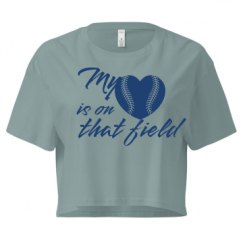 Ladies Festival Cali Crop Top Tee