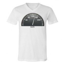Unisex V-Neck Jersey Tee