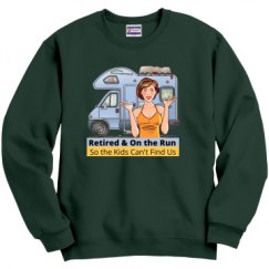 Unisex Film and Foil Crewneck Sweatshirt