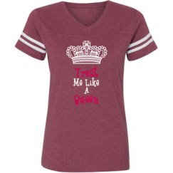 Ladies Relaxed Fit Vintage Sports Tee