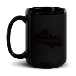 15oz Black Glossy Mug