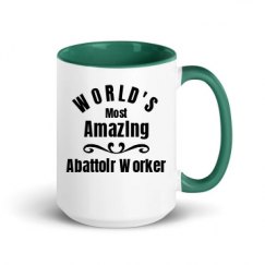 15oz Ceramic Mug with Color Inside