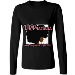 Ladies Relaxed Fit Basic Long Sleeve Tee