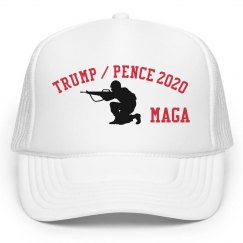 2nd Amendment MAGA "Trump/Pence 2020" Trucker Cap