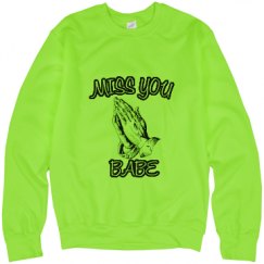 Unisex Neon Crewneck Sweatshirt