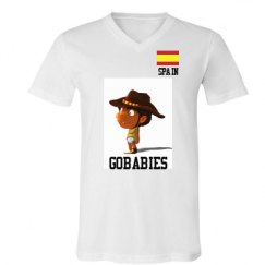 Unisex V-Neck Jersey Tee