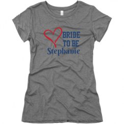 Ladies Slim Fit Super Soft Triblend Tee