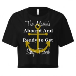 Ladies Festival Cali Crop Top Tee