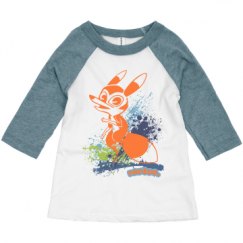 Toddler 3/4 Sleeve Raglan Tee
