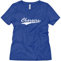 Ladies Relaxed Fit V-Neck Tee