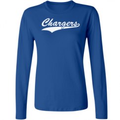 Ladies Relaxed Fit Basic Long Sleeve Tee
