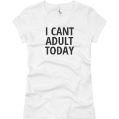 Ladies Slim Fit Basic Promo Jersey Tee