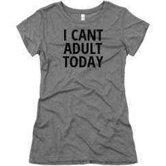 Ladies Slim Fit Super Soft Triblend Tee