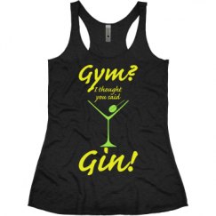 Ladies Slim Fit Super Soft Racerback Triblend Tank