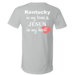 Unisex V-Neck Jersey Tee