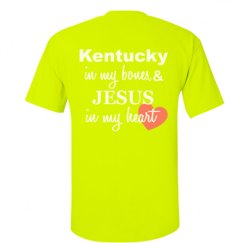 Unisex Ultra Cotton Safety Neon Crewneck Tee
