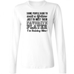 Ladies Relaxed Fit Basic Long Sleeve Tee