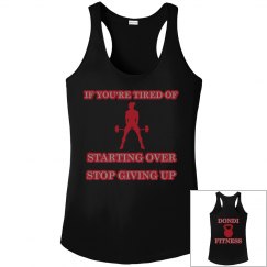 DONDIFITNESS WOMAN PERFORMANCE TANK  TOPS