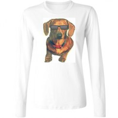 Ladies Relaxed Fit Basic Long Sleeve Tee