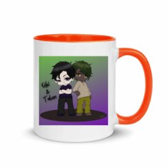 11oz Ceramic Mug with Color Inside