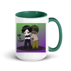 15oz Ceramic Mug with Color Inside