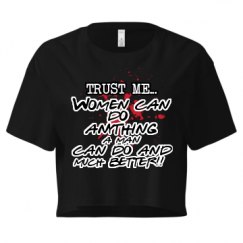 Ladies Festival Cali Crop Top Tee