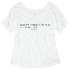 in the hood... simple tee