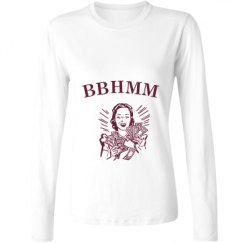 Ladies Relaxed Fit Basic Long Sleeve Tee