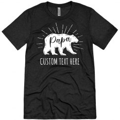 Papa Bear Custom Father's Day Gift