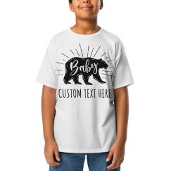 Custom Text Baby Bear T-Shirt