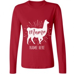 Ladies Relaxed Fit Basic Long Sleeve Tee