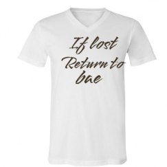 Unisex V-Neck Jersey Tee