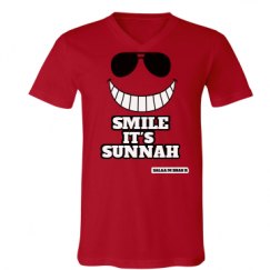 Unisex V-Neck Jersey Tee