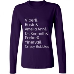 Ladies Relaxed Fit Basic Long Sleeve Tee