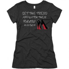 Ladies Slim Fit Super Soft Triblend Tee