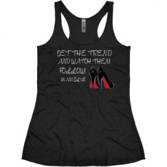 Ladies Slim Fit Super Soft Racerback Triblend Tank