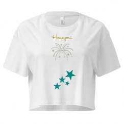 Ladies Festival Cali Crop Top Tee