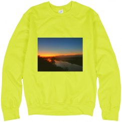 Unisex Neon Crewneck Sweatshirt