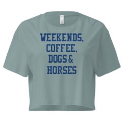 Ladies Festival Cali Crop Top Tee
