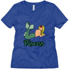 Ladies Relaxed Fit V-Neck Tee