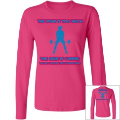 DONDIFITNESS LADIES PERFORMANCE SLEEVES SWEAT SHIRT