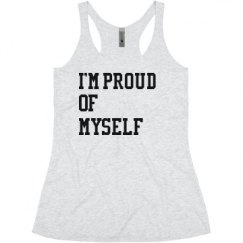 Ladies Slim Fit Super Soft Racerback Triblend Tank