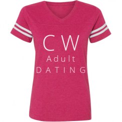 Ladies Relaxed Fit Vintage Sports Tee