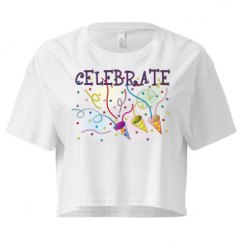 Ladies Festival Cali Crop Top Tee