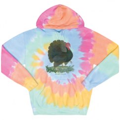 Unisex Tie-Dye Fleece Hoodie