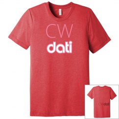 CW DATI RED UNISEX LOGO BIKE TSHIRT